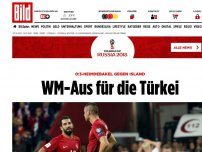 Bild zum Artikel: 0:3-Debakel gegen Island - WM-Aus für die Türkei