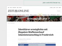 Bild zum Artikel: Identitärer ermöglichte mit illegalem Waffenverkauf Islamistenanschlag in Frankreich