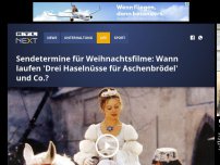 Bild zum Artikel: Sendetermine für Weihnachtsfilme: Wann laufen 'Drei Haselnüsse für Aschenbrödel' und Co.?