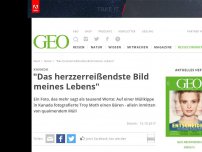 Bild zum Artikel: 'Das herzzerreißendste Bild meines Lebens'