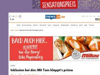 Bild zum Artikel: Inklusion bei dm: Mit Tom klappt's prima