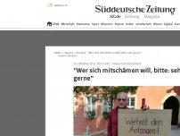 Bild zum Artikel: 'Wer sich mitschämen will, bitte: sehr gerne'