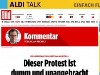 Bild zum Artikel: Kommentar zu Hertha - Dieser Protest ist dumm und unangebracht