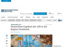 Bild zum Artikel: Desaströses Ergebnis der AfD in der Region Osnabrück