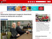 Bild zum Artikel: Berlin - Notorische Holocaust-Leugnerin Haverbeck erneut zu Haftstrafe verurteilt