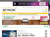 Bild zum Artikel: Video vom Düsseldorfer Flughafen - Air-Berlin-Pilot verabschiedet sich mit spektakulärem Manöver
