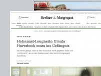 Bild zum Artikel: Urteil in Berlin: Holocaust-Leugnerin Ursula Haverbeck muss ins Gefängnis