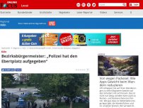 Bild zum Artikel: Köln - Bezirksbürgermeister: „Polizei hat den Ebertplatz aufgegeben“