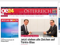 Bild zum Artikel: Kurz traf Strache zum Sondierungsgespräch