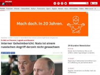 Bild zum Artikel: Es fehlt an Personal, Logistik und Material - Interner Geheimbericht: Nato ist einem russischen Angriff derzeit nicht gewachsen