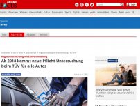 Bild zum Artikel: Abgasuntersuchung mit Endrohrmessung - Ab 2018 kommt neue Pflicht-Untersuchung beim TÜV für alle Autos