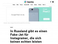 Bild zum Artikel: In Russland gibt es jetzt einen Fake-Jet für Instagramer, die sich keinen echten leisten können