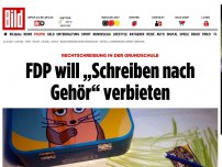 Bild zum Artikel: Rechtschreibung - FDP will „Schreiben nach Gehör“ verbieten