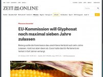 Bild zum Artikel: Pflanzenschutzmittel: EU-Parlament stimmt gegen Glyphosat