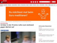 Bild zum Artikel: Nach AfD-Erfolg - Kritiker in der Provinz rufen zum Aufstand gegen Merkel auf