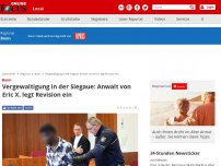 Bild zum Artikel: Bonn - Vergewaltigung in der Siegaue: Anwalt legt von Eric X. Revision ein