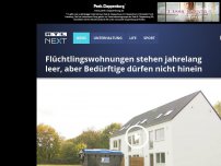 Bild zum Artikel: Flüchtlingswohnungen stehen jahrelang leer, aber Bedürftige dürfen nicht hinein