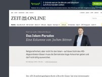 Bild zum Artikel: Albrecht Glaser: Das Islam-Paradox