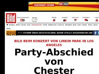 Bild zum Artikel: Linkin Park - Tränen-Abschied von Chester Bennington