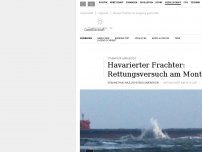 Bild zum Artikel: 225 Meter langer Frachter treibt auf den Strand zu