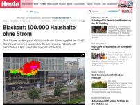 Bild zum Artikel: Parks & Friedhöfe gesperrt: Erste Fotos: So zieht der Orkan über Österreich