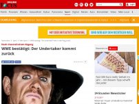 Bild zum Artikel: Nach theatralischem Abgang - WWE bestätigt: Der Undertaker kommt zurück