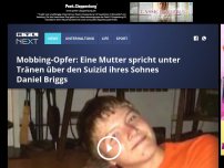 Bild zum Artikel: Mobbing-Opfer: Eine Mutter spricht unter Tränen über den Suizid ihres Sohnes Daniel Briggs