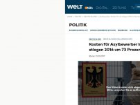 Bild zum Artikel: Mehr als neun Milliarden Euro: Kosten für Asylbewerber in Deutschland stiegen 2016 um 73 Prozent