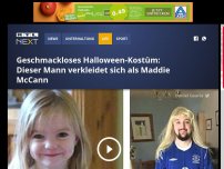 Bild zum Artikel: Dieser Mann verkleidet sich als vermisste Maddie McCann