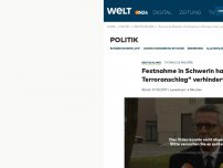 Bild zum Artikel: Mecklenburg-Vorpommern: De Maizière - Festnahme in Schwerin hat 'schweren Terroranschlag' verhindert