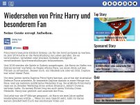 Bild zum Artikel: Wiedersehen von Prinz Harry und besonderem Fan