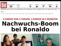 Bild zum Artikel: Ronaldos Nachwuchs - 4 Kinder von 3 Frauen, 3 Kinder in 5 Monaten