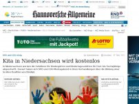 Bild zum Artikel: Kita in Niedersachsen wird kostenlos