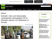 Bild zum Artikel: Enthüllt: USA und Verbündete vereinbarten Abzugsdeal mit IS - Kämpfer planen nun Missionen in Europa