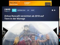 Bild zum Artikel: Zirkus Roncalli verzichtet ab 2018 auf Tiere in der Manege