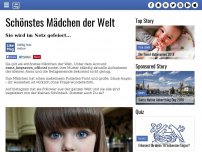 Bild zum Artikel: Schönstes Mädchen der Welt