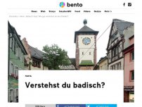 Bild zum Artikel: Verstehst du badisch?