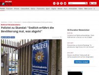 Bild zum Artikel: Berliner Polizeiakademie - Polizist zu Skandal: 'Endlich erfährt die Bevölkerung mal, was abgeht'