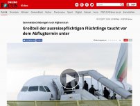 Bild zum Artikel: Sammelabschiebungen nach Afghanistan - Großteil der ausreisepflichtigen Flüchtlinge taucht vor dem Abflugtermin unter