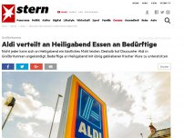 Bild zum Artikel: Großbritannien: Aldi verteilt an Heiligabend Essen an Bedürftige
