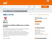 Bild zum Artikel: Christkind und Nikolo: Willkommen an Wiens Schulen