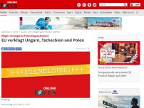 Bild zum Artikel: Wegen verweigerter Flüchtlingsaufnahme - EU verklagt Ungarn, Tschechien und Polen