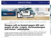 Bild zum Artikel: Özoguz ruft zu Kampf gegen AfD auf – gegen all die „Lügen, Verleumdungen und Hetze“ ankämpfen