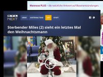 Bild zum Artikel: Sterbender Miles (2)  sieht ein letztes Mal den Weihnachtsmann