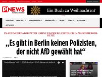 Bild zum Artikel: Ex-ZDF-Moderator Peter Hahne einziger LICHTBLICK IN MAISCHBERGER-HETZE „Es gibt in Berlin keinen Polizisten, der nicht AfD gewählt hat“