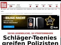 Bild zum Artikel: Sechs Jugendliche, 18 Streifenwagen - Schläger-Teenies attackieren Polizei