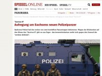 Bild zum Artikel: 'Survivor R': Aufregung um Sachsens neuen Polizeipanzer