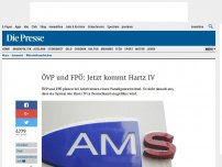 Bild zum Artikel: ÖVP und FPÖ: Jetzt kommt Hartz IV