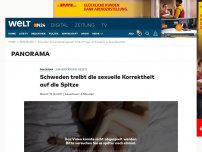 Bild zum Artikel: Schweden treibt die sexuelle Korrektheit auf die Spitze
