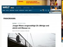 Bild zum Artikel: Junger Mann vergewaltigt 23-Jährige und sticht mit Messer zu